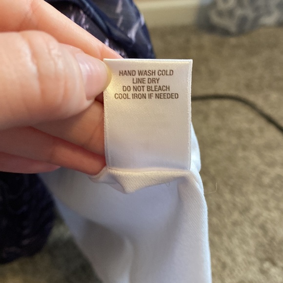 Blue and White Gown - Picture 5 of 5